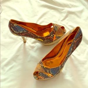 Snakeskin print Stilettos